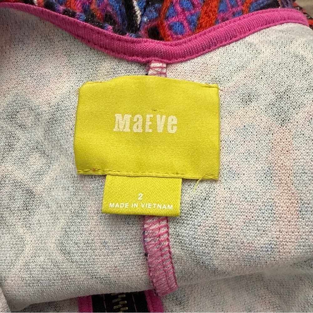 Maeve Pink and Orange Patterned Dress - Picture 5 of 12
